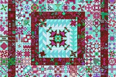 Teal and Maroon
