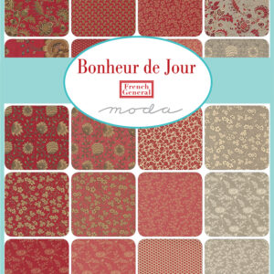 Etoiles Rouges Fabric Kit - French General - Bonheur de Jour
